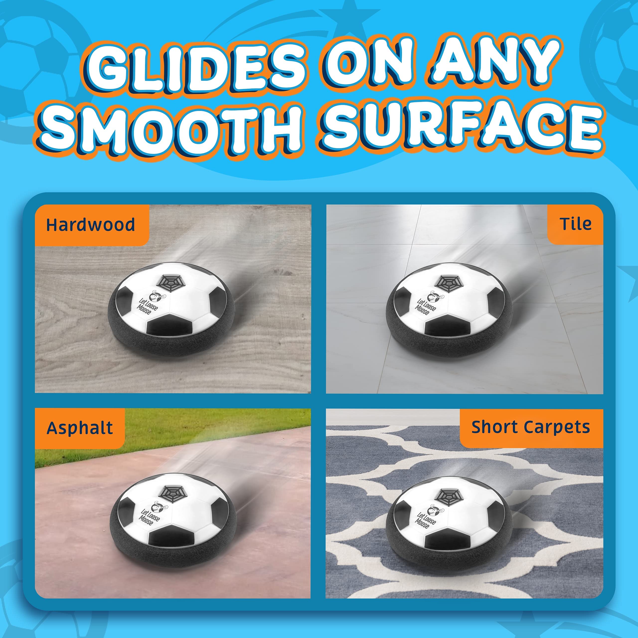 Let Loose Moose birthday gift idea for young soccer fans seeking active fun.