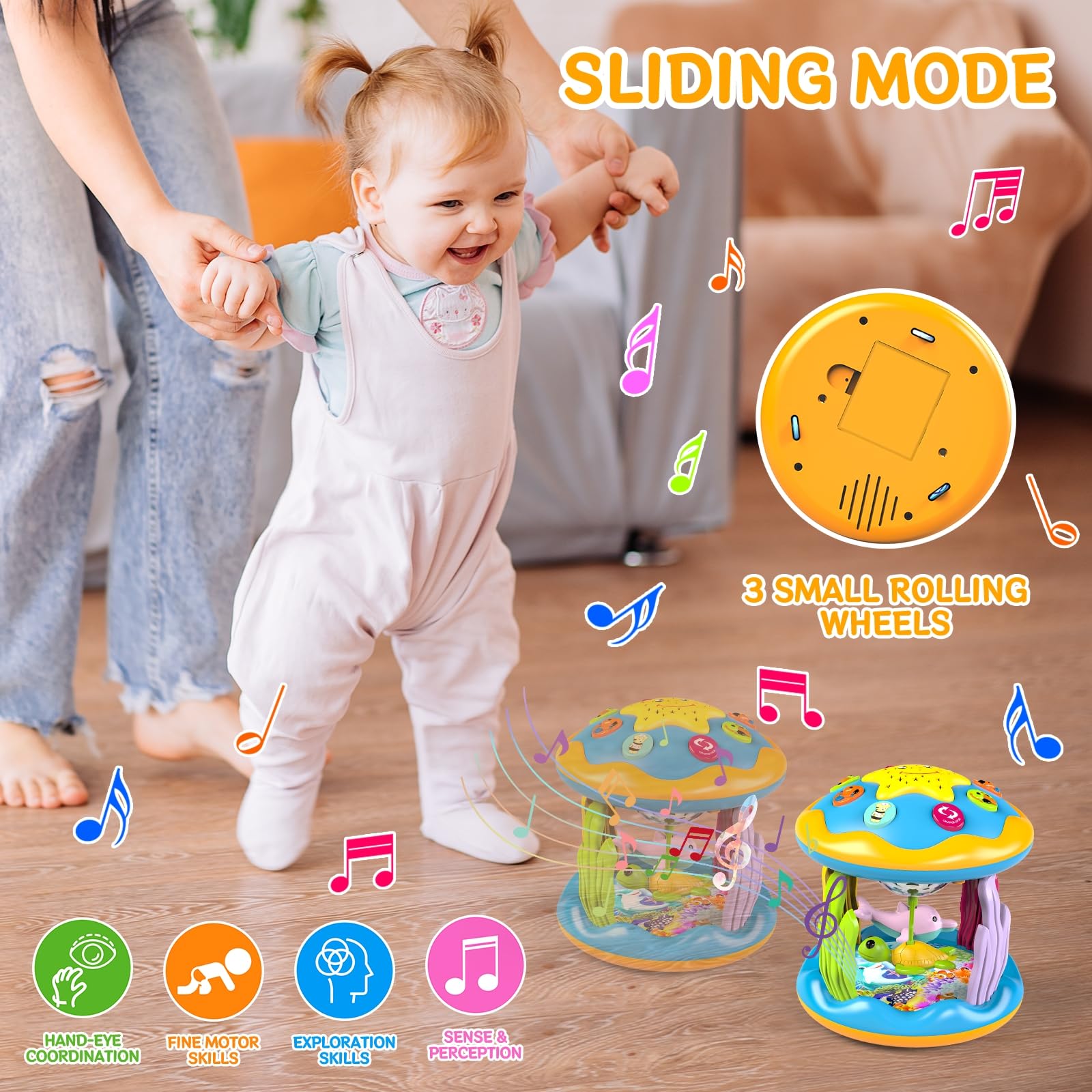 Letapapa animal sounds and melodies engage babies' listening and fine motor skills.