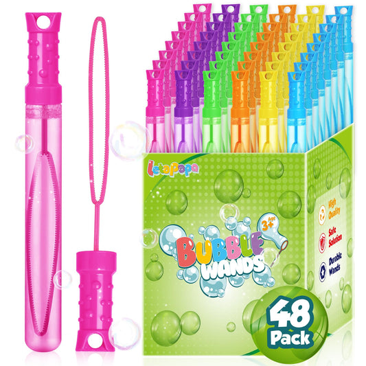 Letapapa bubble wand with easy-grip handle for comfortable bubble blowing