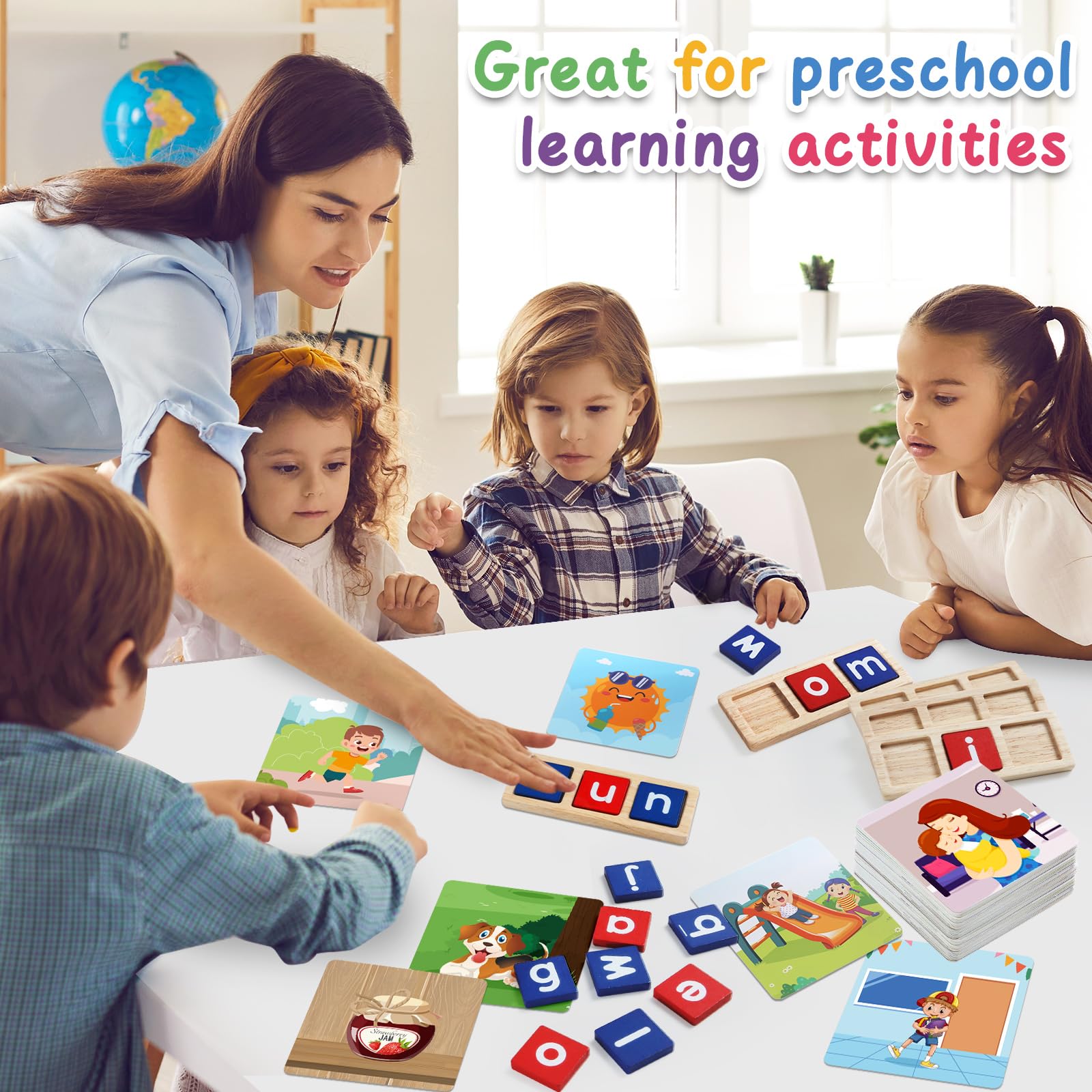 Letapapa classroom-ready learning set supports interactive spelling activities.