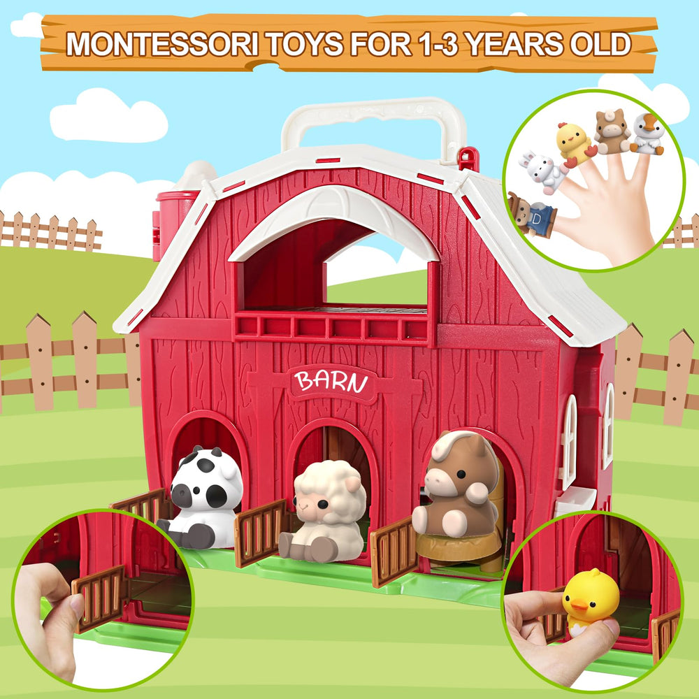 Letapapa donkey figure encourages imaginative farm scenes and cooperation