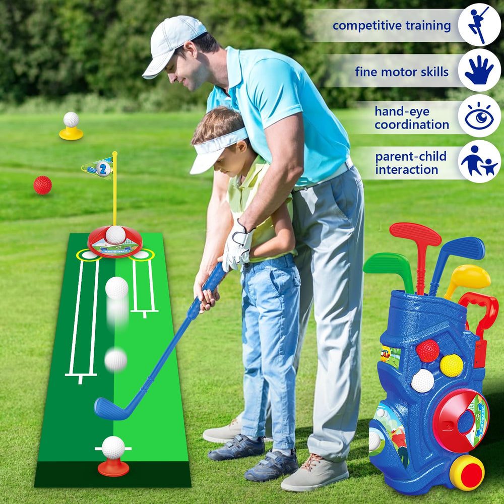 Letapapa putting mat providing realistic practice surface for early golf skills
