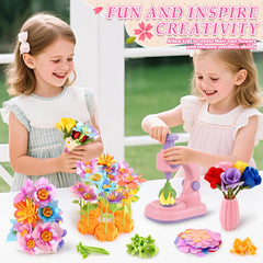 Letapapa kids crafting handmade bouquets sparks creativity.
