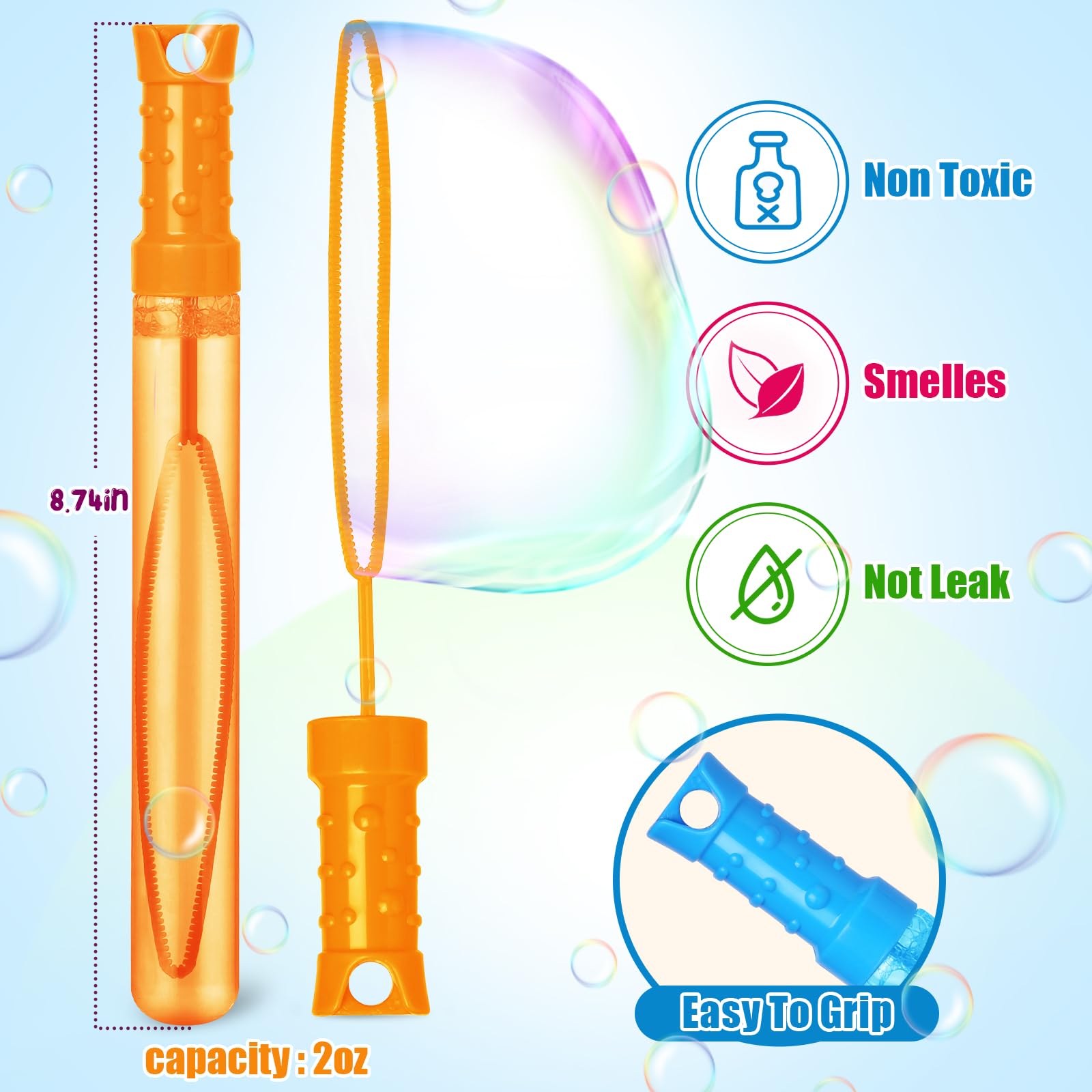 Letapapa bubble wands as charming party favors for events