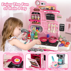 Letapapa Play Kitchen oven with dials creates authentic cooking cues.