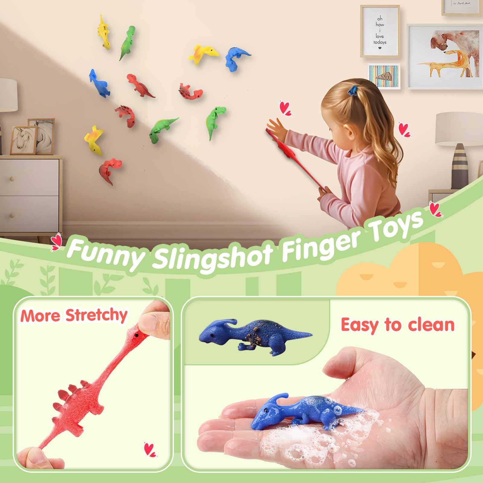Letapapa Stegosaurus slingshot toy encourages active, playful challenges