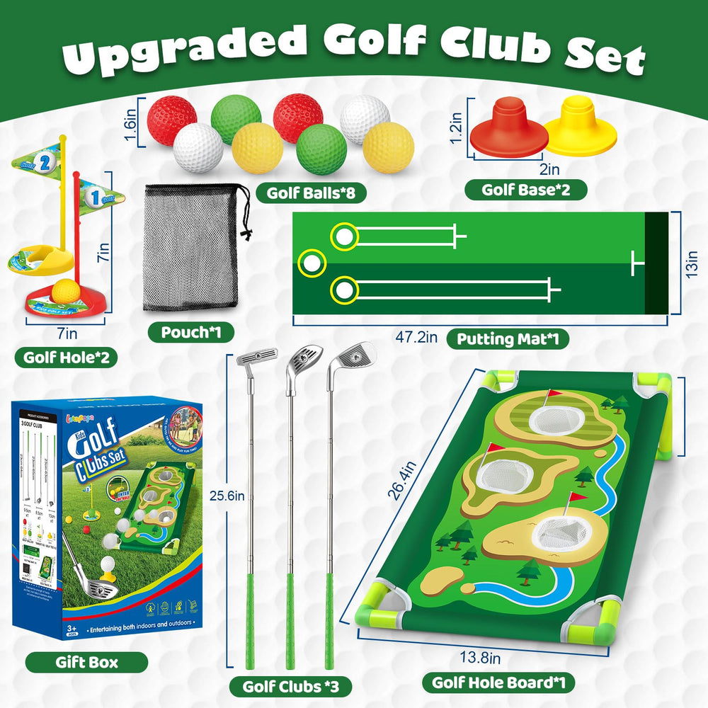 Letapapa toddler golf set putter club for precise tee shots and practice.
