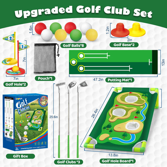 Letapapa toddler golf set putter club for precise tee shots and practice.