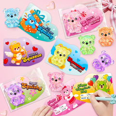Letapapa valentines bear toy pink shows playful color variety for sharing.