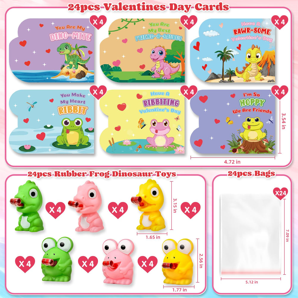 Letapapa valentine card back displays To/From section for sharing messages