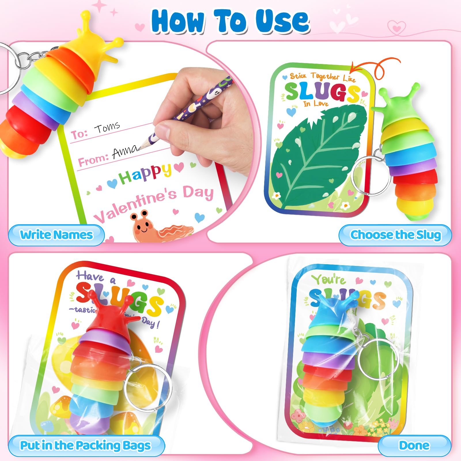 Letapapa valentines goody bag charm and classroom rewards