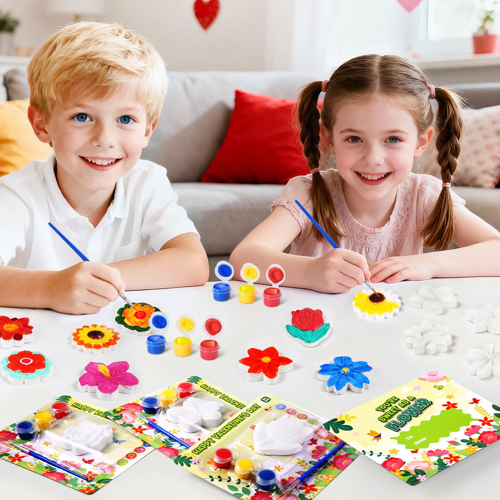 Letapapa Flower plaster painting kit as non-candy rewards
