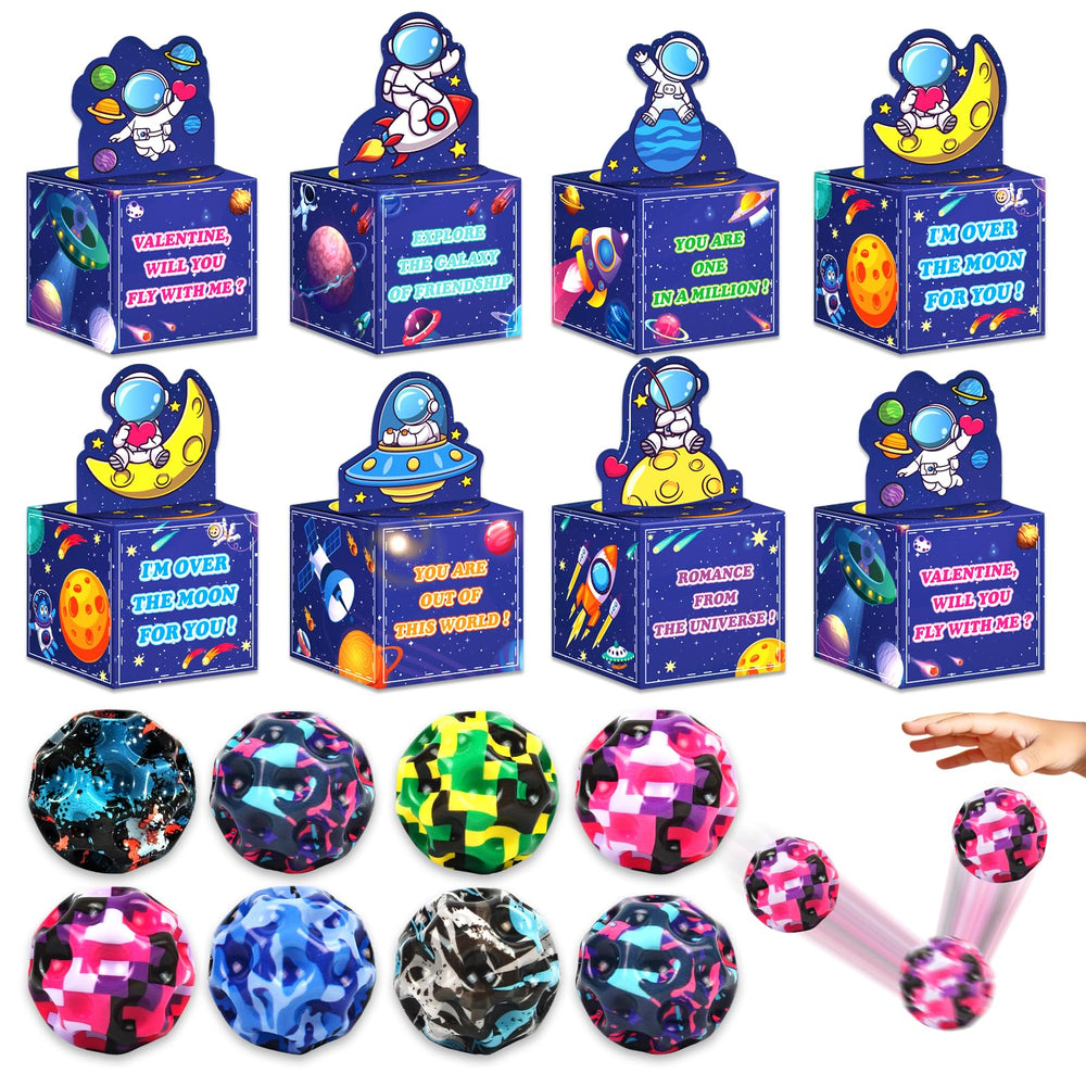 Letapapa valentines space box gift for classroom exchanges