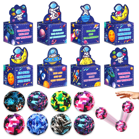 Letapapa valentines space box gift for classroom exchanges