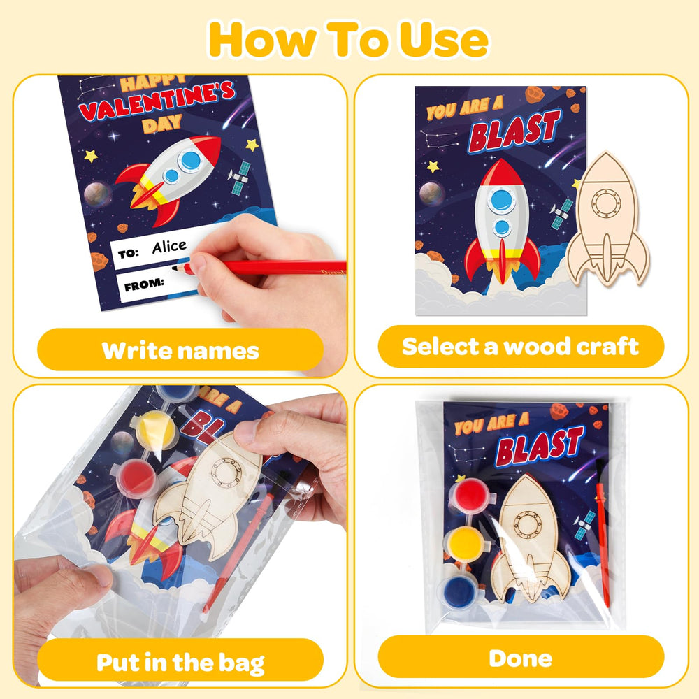 Space themed crafts make great party favors and classroom exchanges.