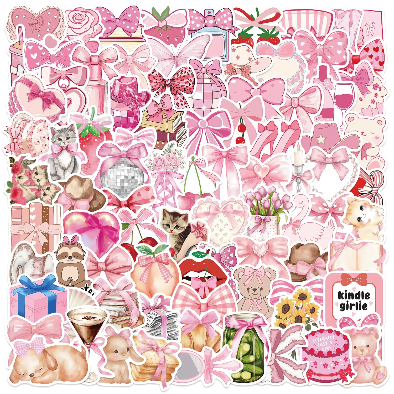 Letiezhi Coquette stickers as a fun gift idea for friends and family