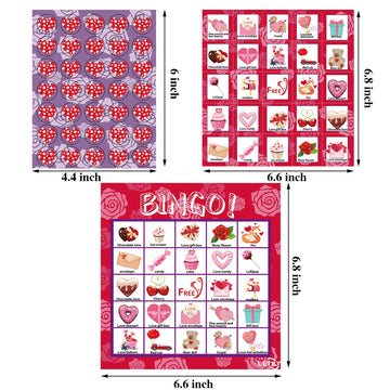 Letily Valentine bingo set makes great party favors and gifts for kids and adults