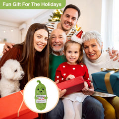 Letken Christmas stocking stuffer pickle presents a cheerful, bite-sized surprise.