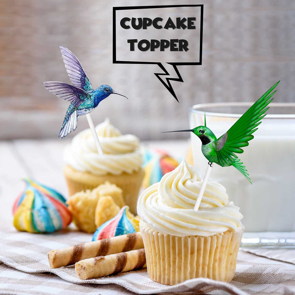LETLIMIT hummingbird-green toppers suit kids and adults for stylish celebrations.