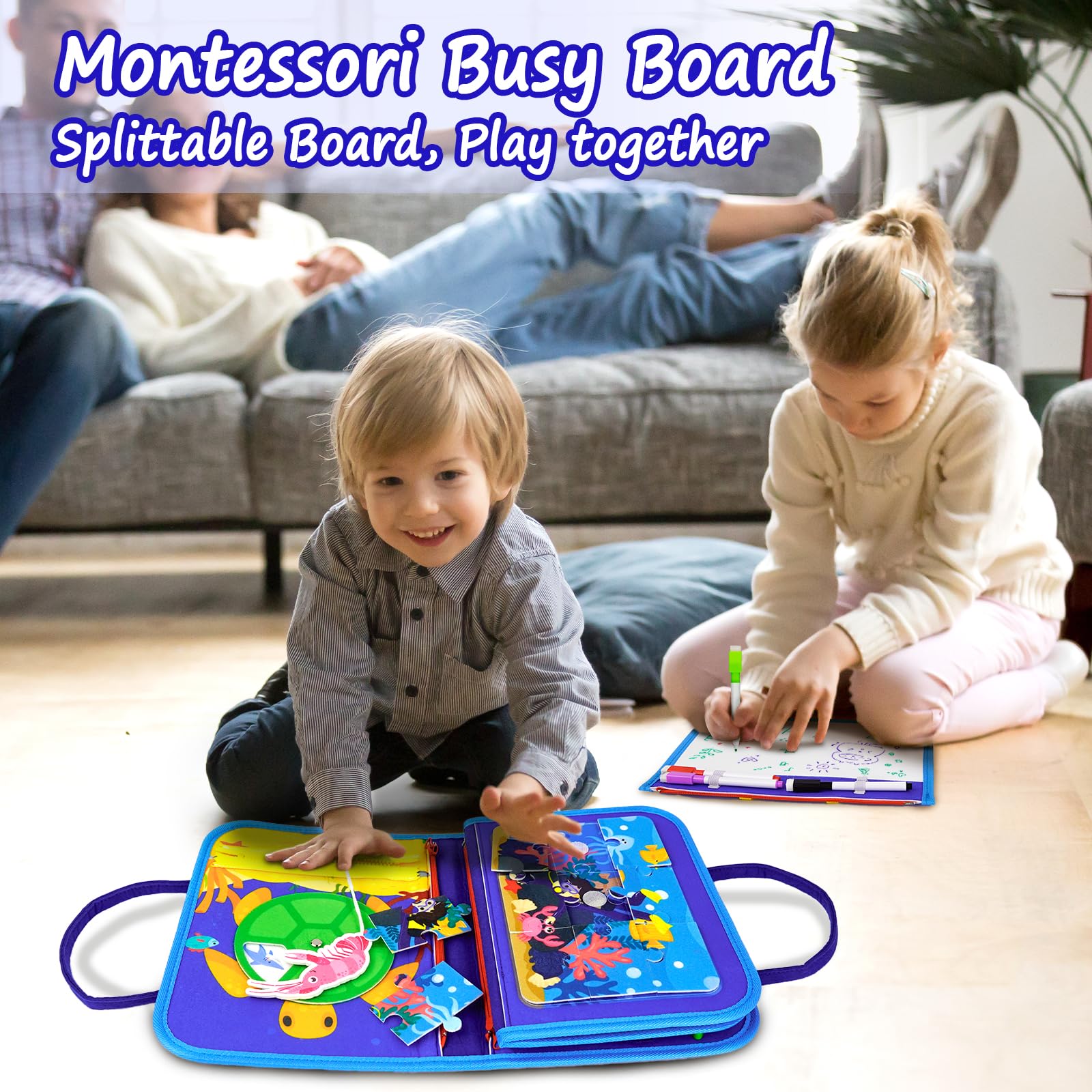 Letoya Ocean Busy Board made with safe materials for worry free play