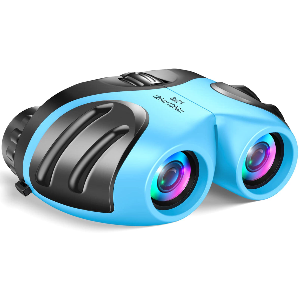 LET'S GO! kids binoculars with 8x magnification for crystal-clear bird watching.
