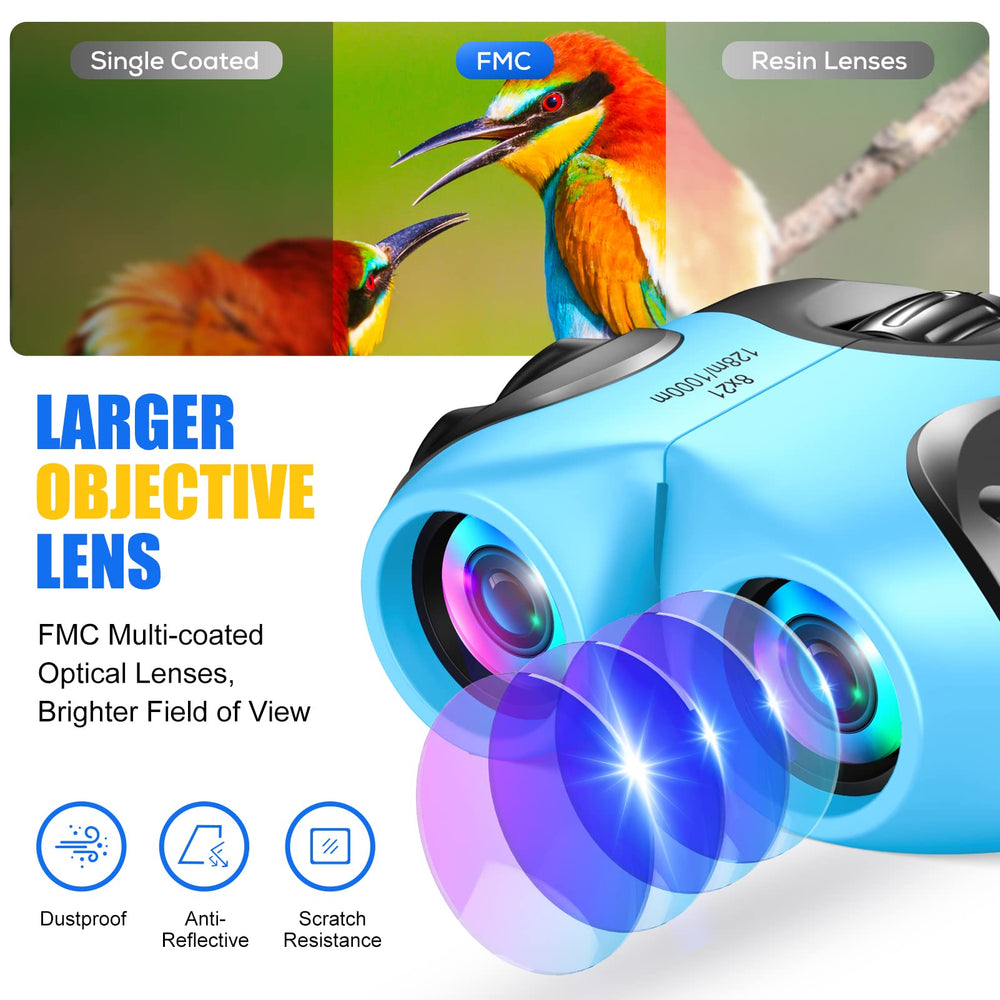 LET'S GO! crystal-clear optics show vibrant colors and crisp details.