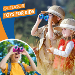 LET'S GO! Carrying canvas bag keeps binoculars ready for adventures.