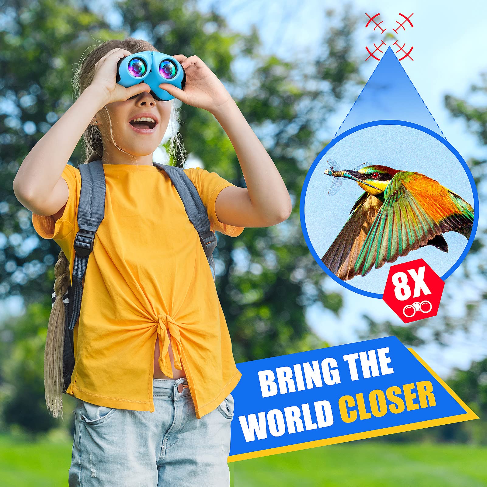 LET'S GO! shock-proof rubber coating cushions drops for durable play.