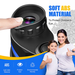LET'S GO! ergonomic grip binocular designed for small hands and easy focusing on hikes.