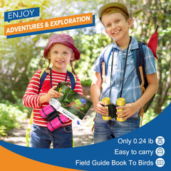 LET'S GO! Kids binoculars with non-slip handle for easy grip on adventures