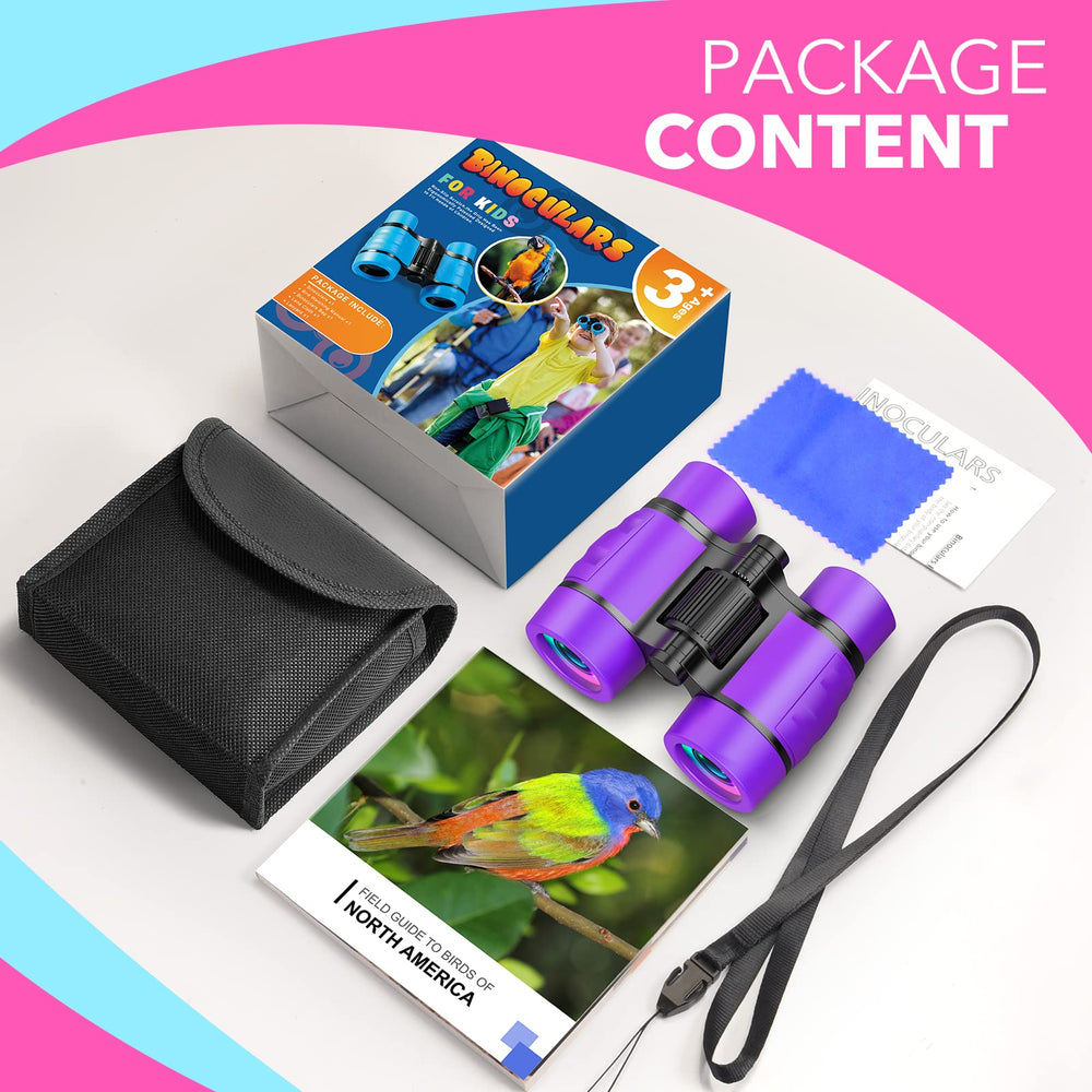 LET'S GO! includes a lens cleaning cloth for clear, lasting viewing.