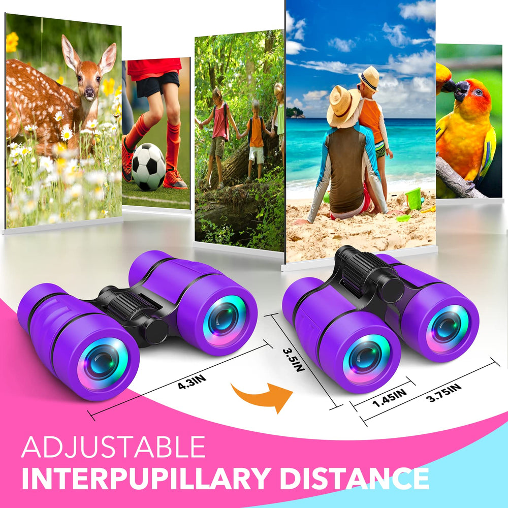 LET'S GO! lightweight, travel-ready binoculars ideal for hikes and car trips.