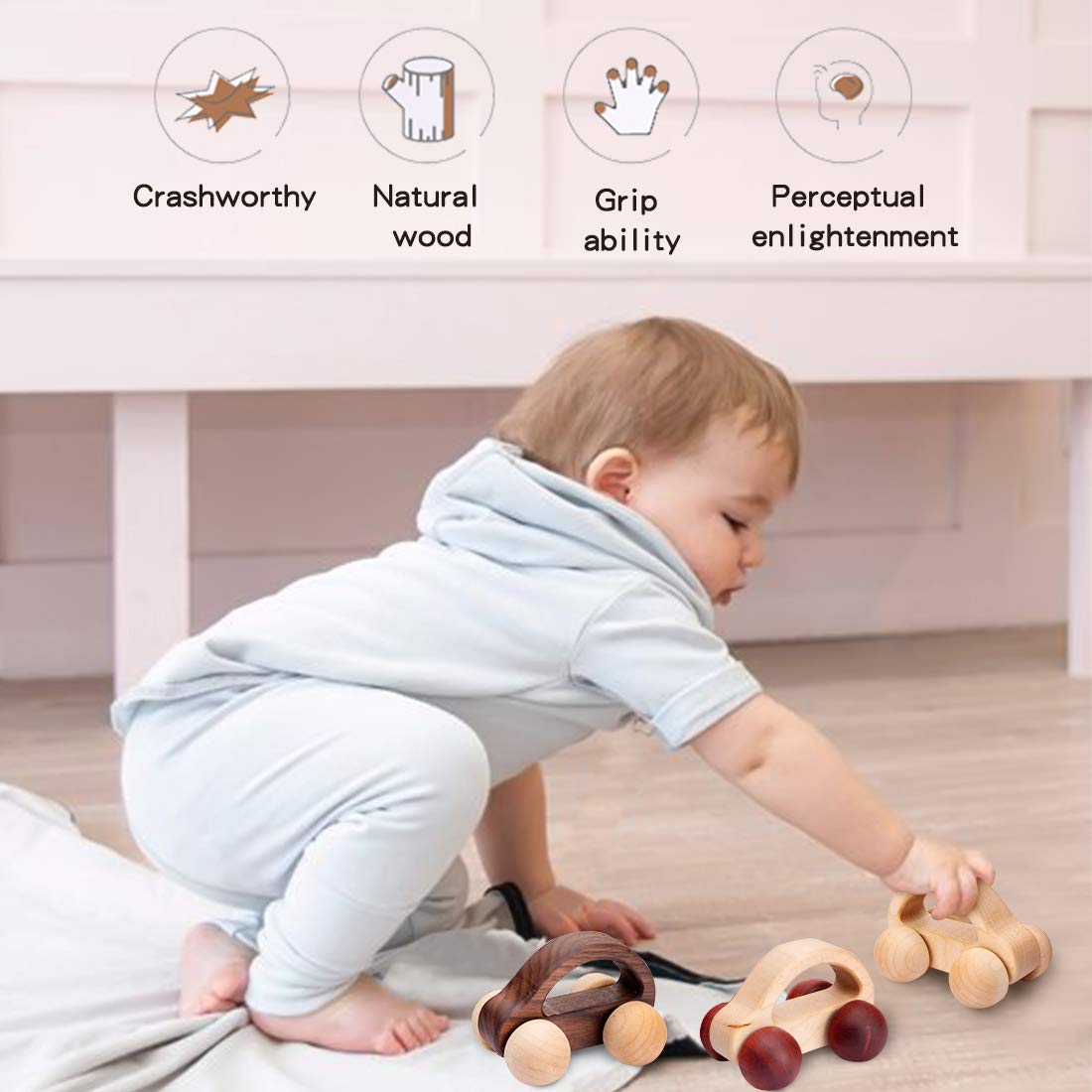 Let's Make durable wooden toy built to endure years of parent-child play.