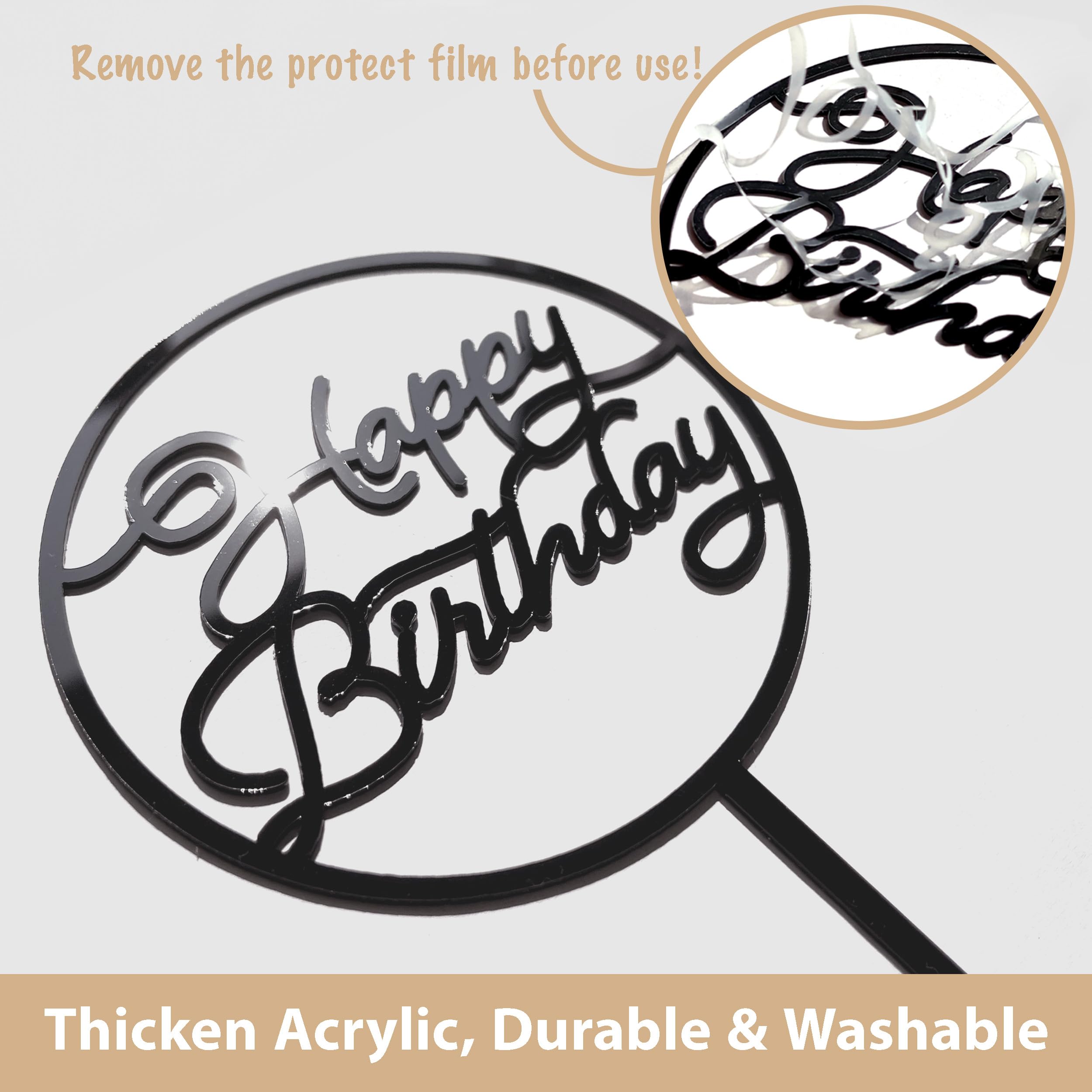 LetsCake versatile toppers suitable for cakes, cupcakes, and desserts.