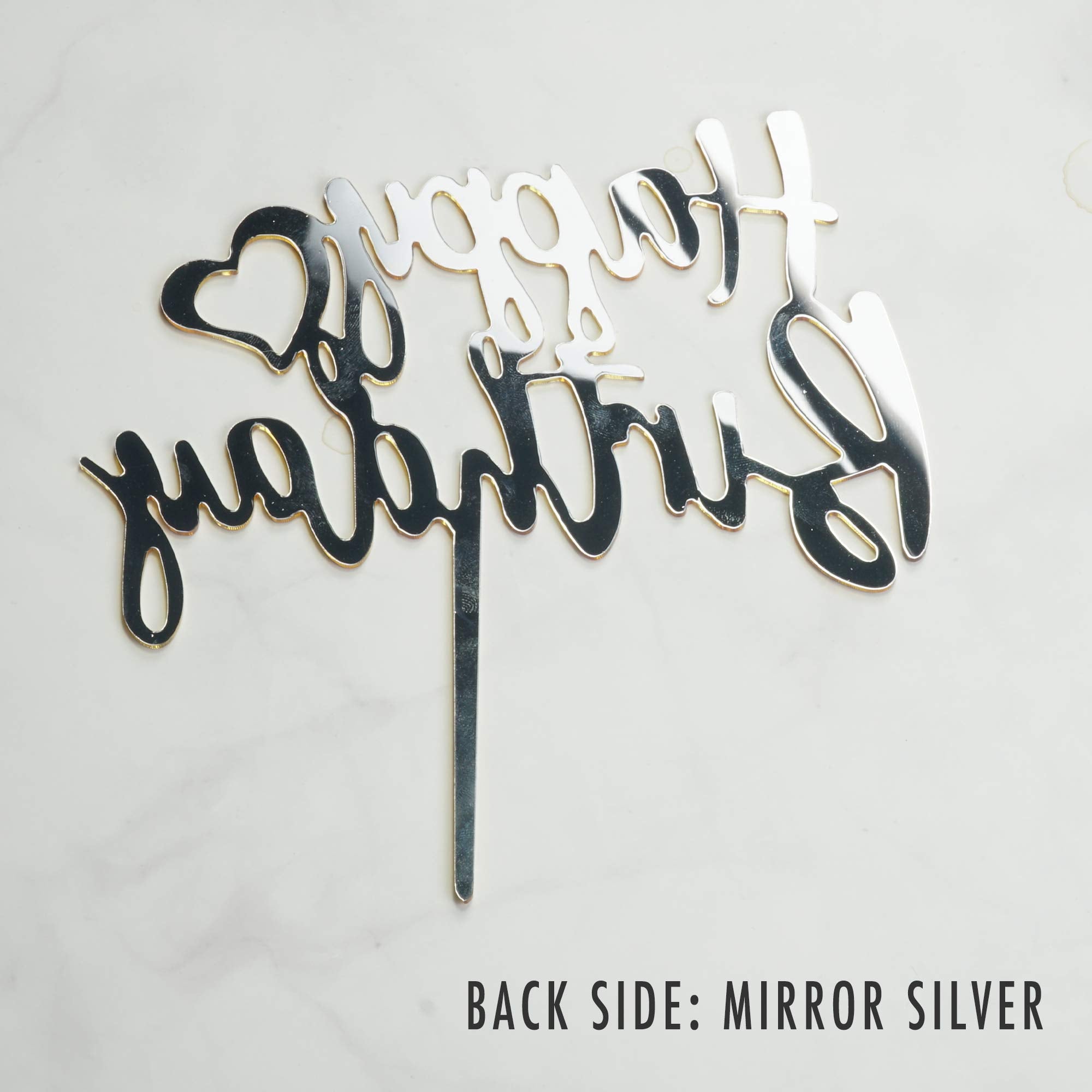 LetsCake color tone may vary with lighting, offering rose gold or silver tones.