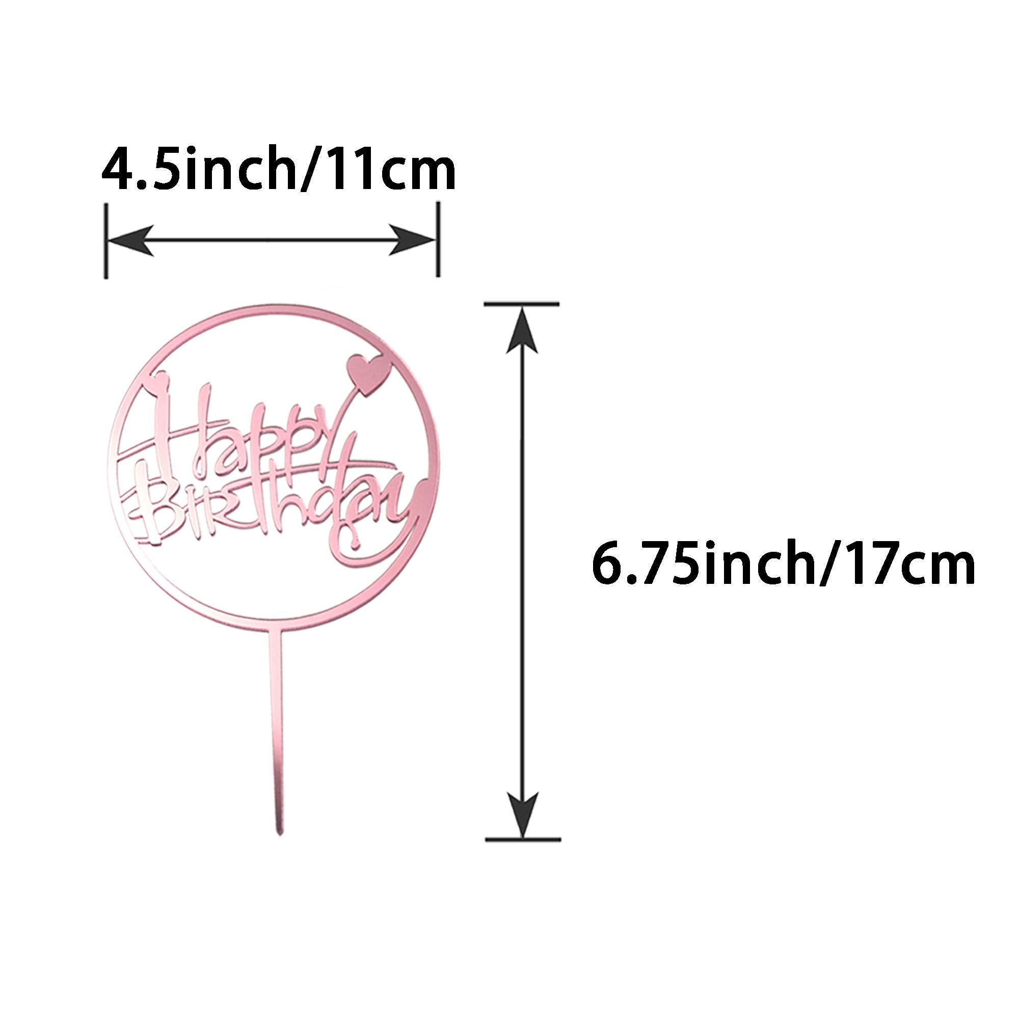 LetsCake reusable durable acrylic topper for future celebrations.