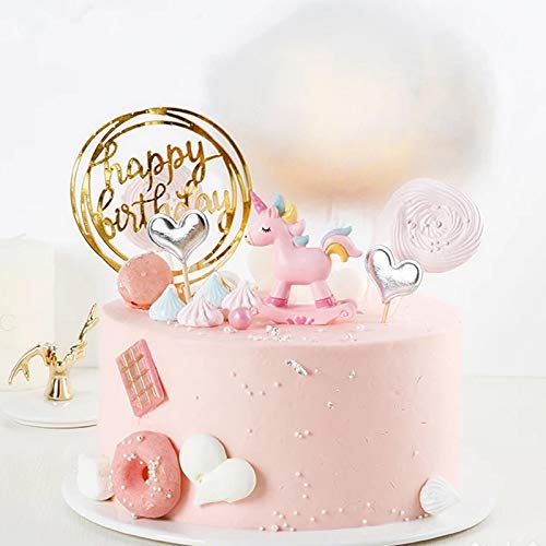 LetsCake six-pack gold topper ideal for creating party ready photo moments