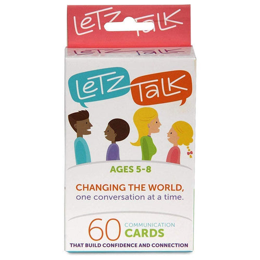 Letz Talk conversation cards for kids 5-8 invite honest responses and build confidence