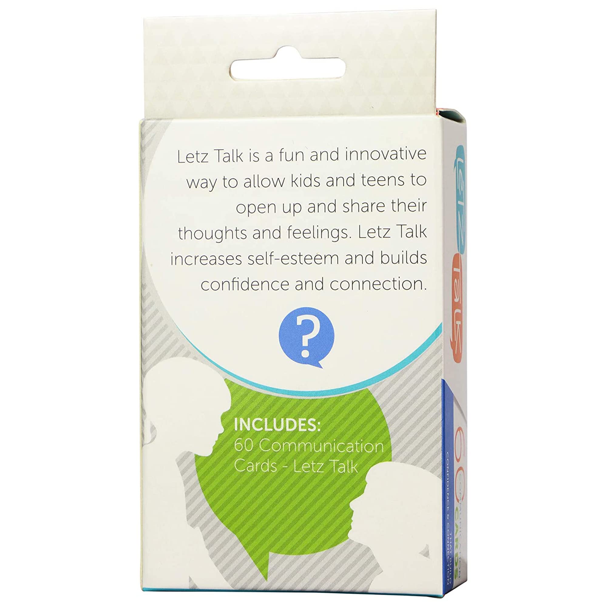 Letz Talk family game night cards spark open-ended questions for deeper connection.