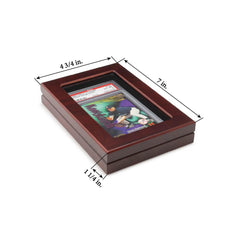 Leuchtturm Lighthouse case glass lid provides crystal-clear visibility.