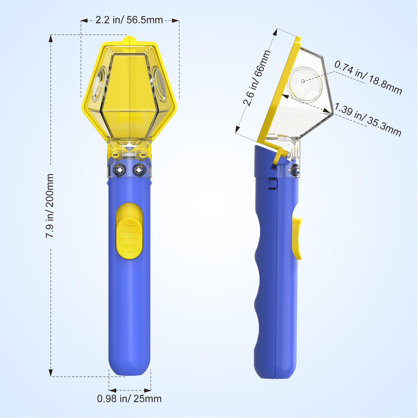 LEUOA bug catcher kids blue gift set, perfect science toy for curious explorers.