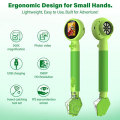 LEUOA ergonomic, lightweight design fits small hands