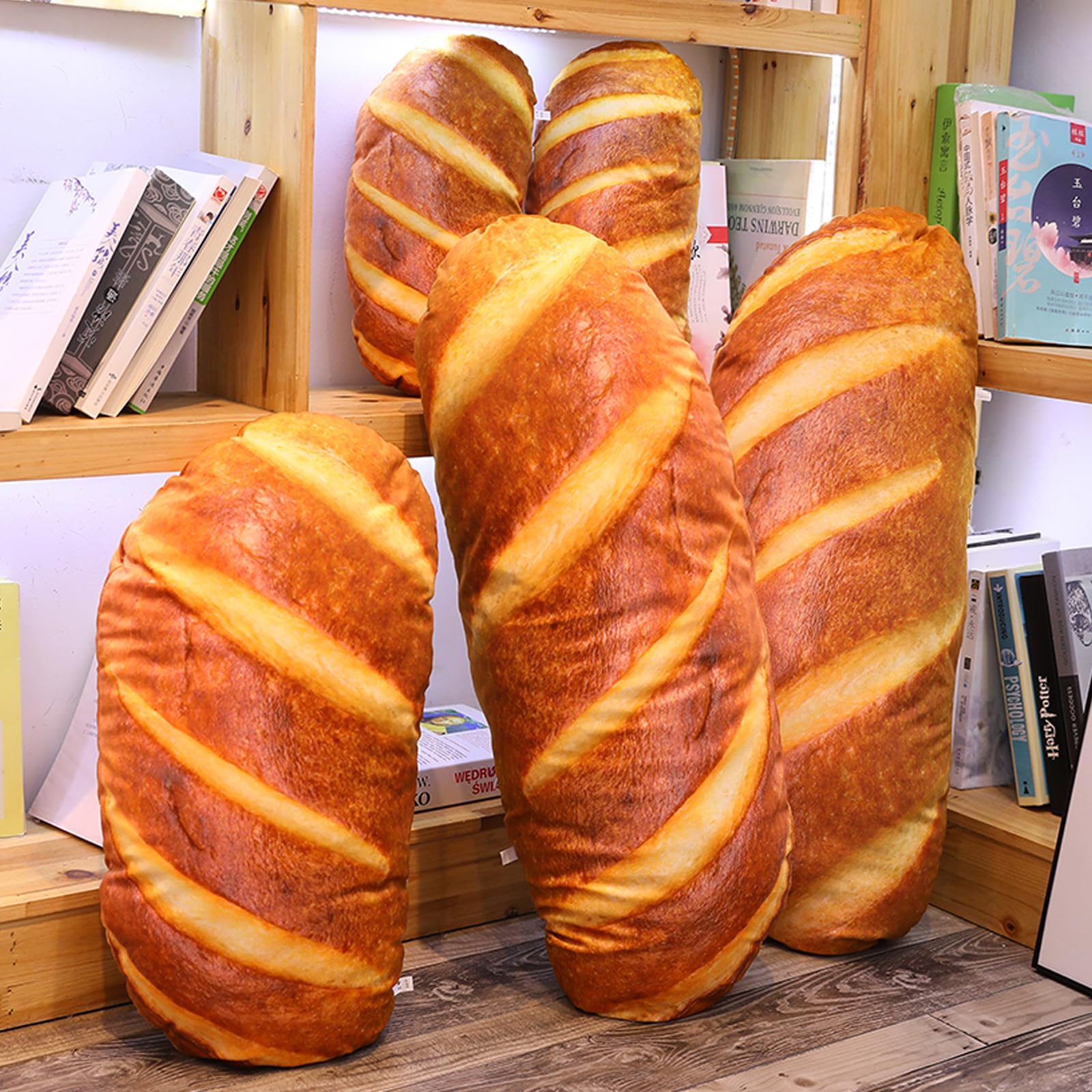 Levenkeness bread pillow on sofa inspires relaxed lounging and conversation.