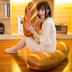 Levenkeness realistic bread pattern detail adds playful charm to rooms.