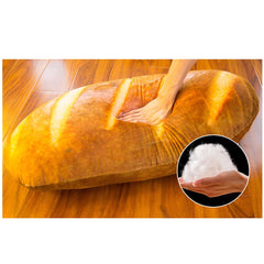 Levenkeness realistic bread plush with vivid pattern for playful decor