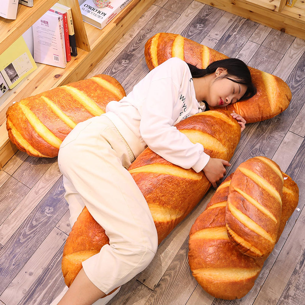Levenkeness vacuum-packed bread pillow unfolds into full shape.