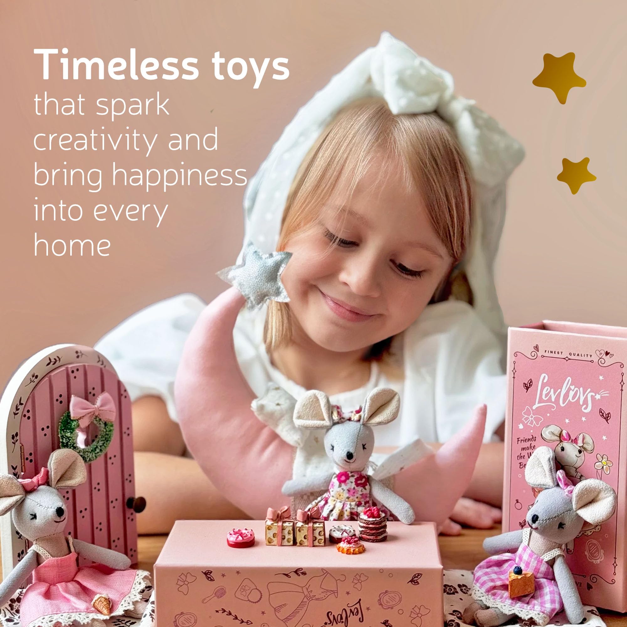 LEVLOVS Soft cotton fabric showcases durable daily play