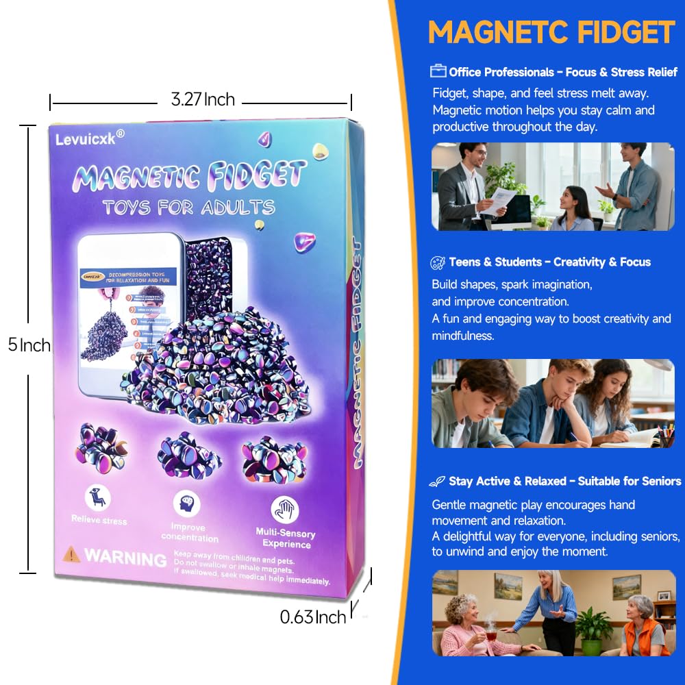 Levuicxk adult stress relief gift pack offers versatile entertainment and relaxation