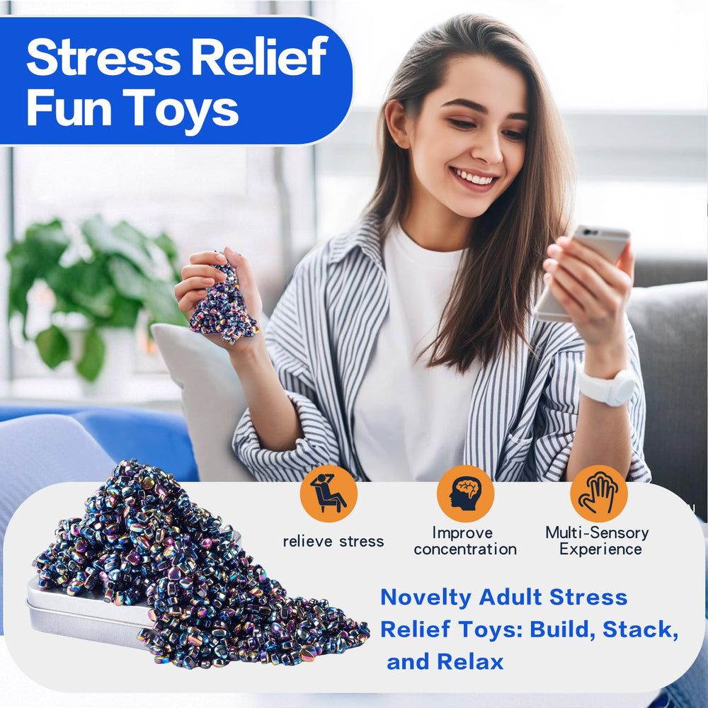 Levuicxk magnetic beads colorful for tactile sensory play and anxiety reduction