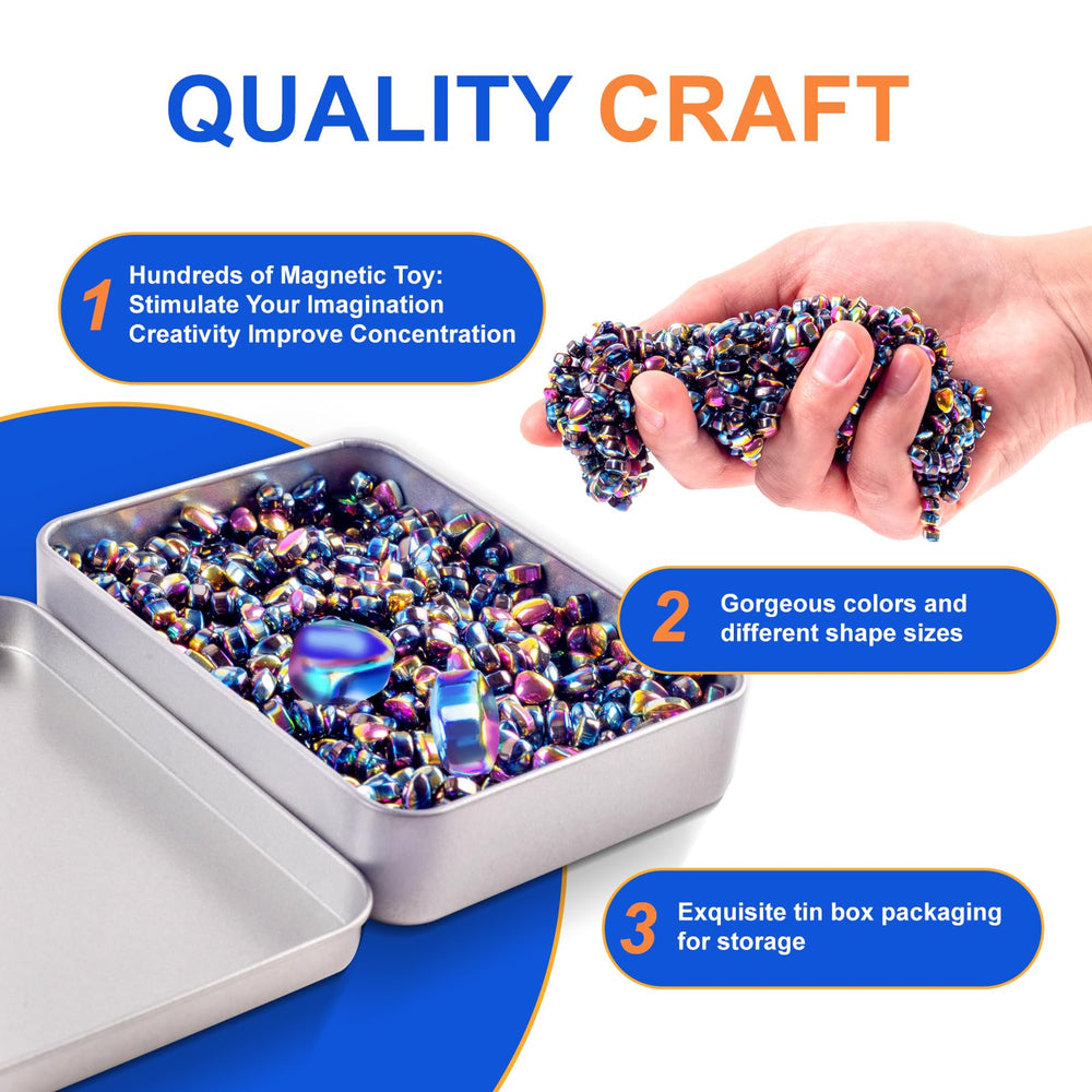 Levuicxk magnetic fidget carrying case keeps toys organized and portable